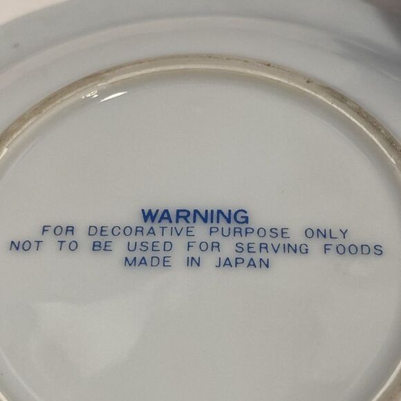 Vintage Texas Cobalt Blue The Alamo Saucer And Texas Landmarks Creamer Pitcher - Picture 8 of 15